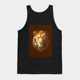 Low Poly Lion Tank Top